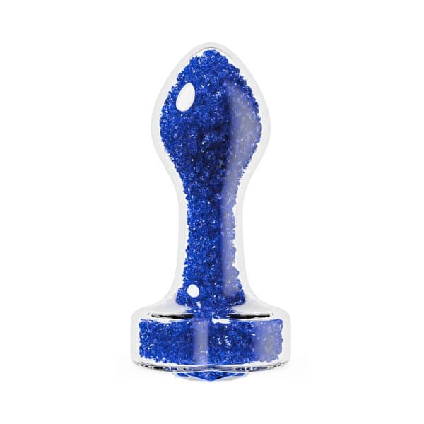 Oh My Gem Prestige Glass Anal Plug Blue - Image 2