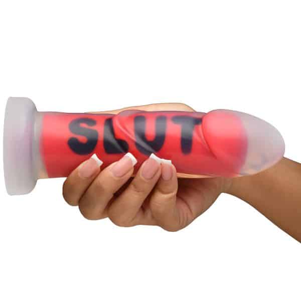 Master Series SLUT Silicone Dildo - Image 6