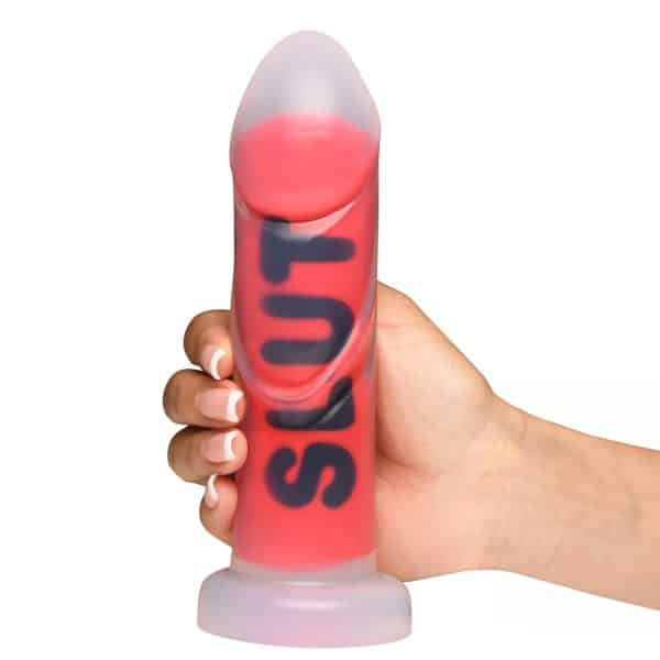 Master Series SLUT Silicone Dildo - Image 7