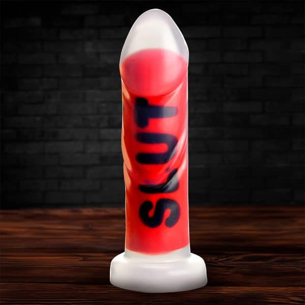 Master Series SLUT Silicone Dildo - Image 8