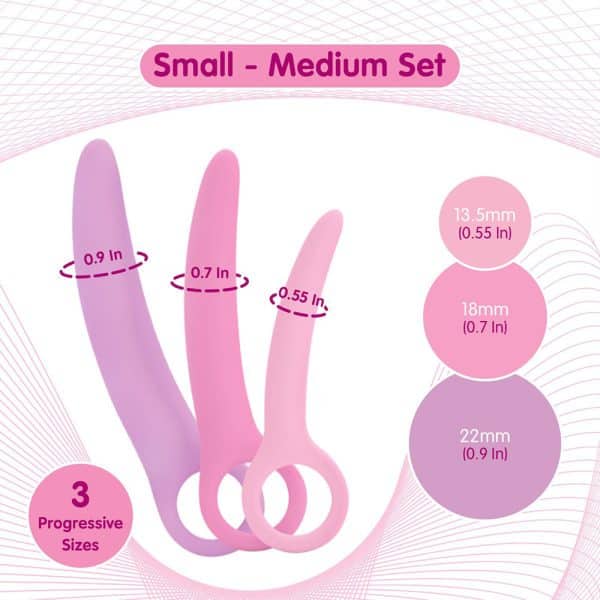 Skins Care Curved Dilators 3-Piece Set (Small Medium) - Image 3