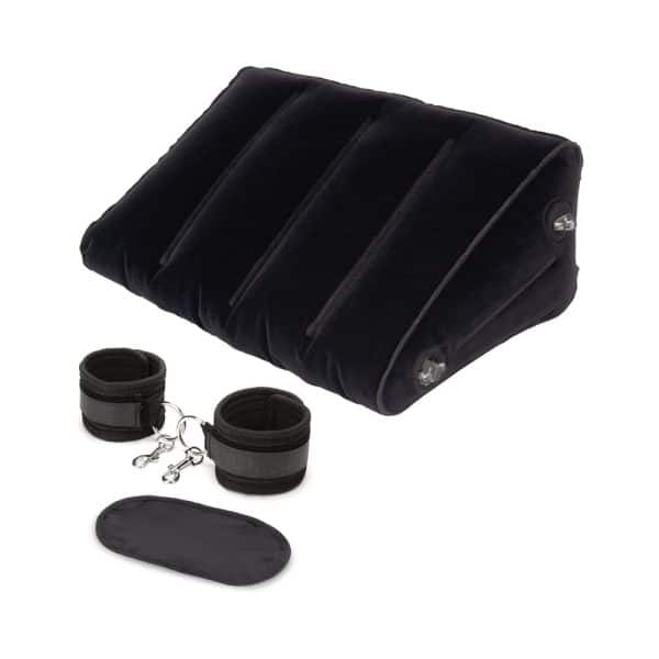 Lux Fetish Inflatable Position Wedge with Detachable Cuffs - Image 2