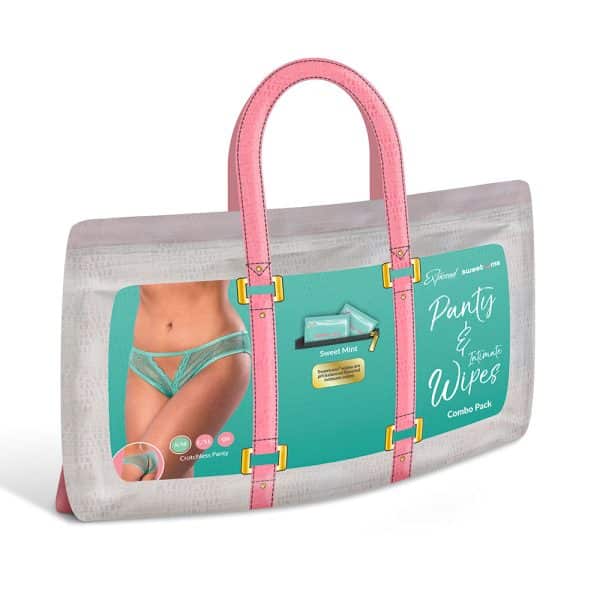 Magic Silk Sweetums Crotchless Panty Mint L/XL - Image 3