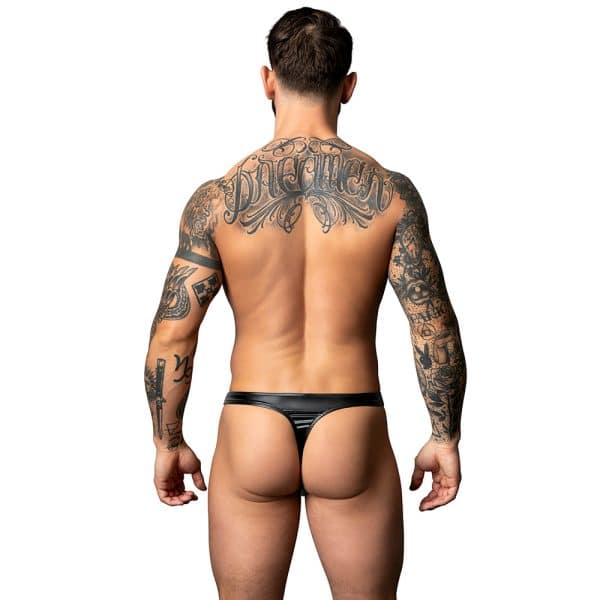 Male Power Liquid Onyx 2.0 Thong Black S/M - Image 2