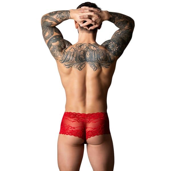 Male Power The Ultimate Duo CRR Mini Short & Red Cock Ring Red M - Image 3