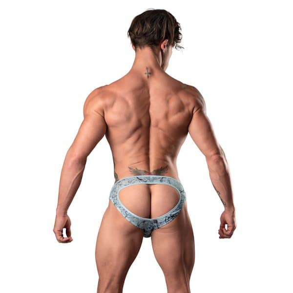 Male Power The Ultimate Duo CRR Mini Moonshine & Red Cock Ring Silver Blue S/M - Image 3