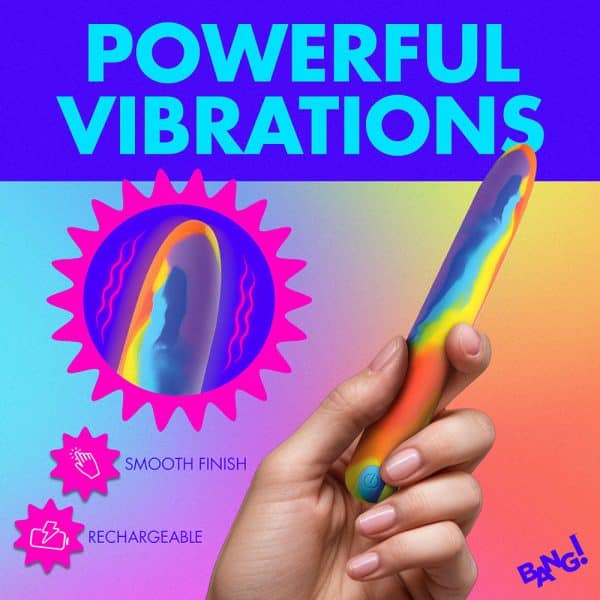 BANG! Rainbow Silicone Vibrator - Image 10