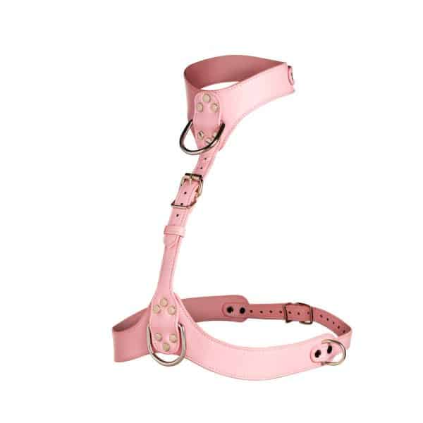 Master Series Vixen Chest Harness Pink - Image 2