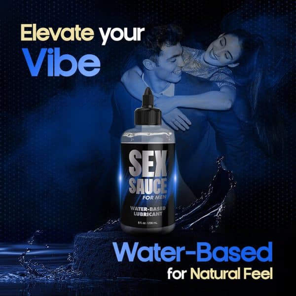 Naughty Jane''s Sex Sauce for Men Water-Based Lubricant 16 oz. - Image 4