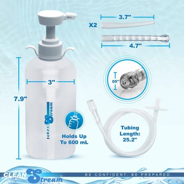 CleanStream XL Enema Bottle with 3 Attachments - Image 8