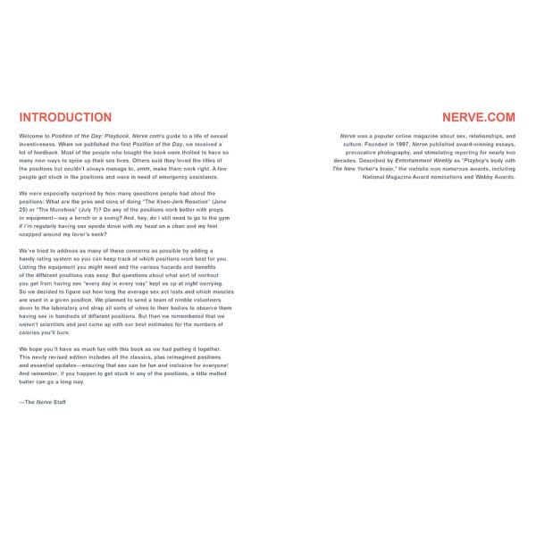 Position of the Day Playbook Revised and Updated: Sex Every Day in Every Way  - Image 2