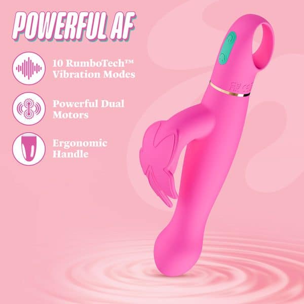 Aria Naughty AF 2.0 Rechargeable Vibe Plum - Image 9