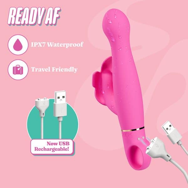 Aria Naughty AF 2.0 Rechargeable Vibe Plum - Image 10