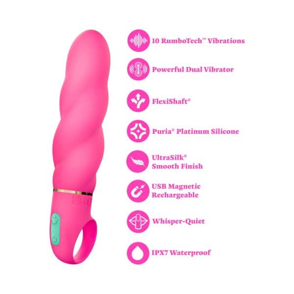 Aria Amazing AF 2.0 Rechargeable Vibe Fuchsia - Image 8