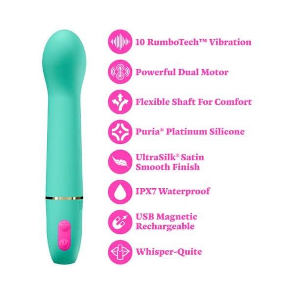 Aria Flirty AF 2.0 Rechargeable Vibe Teal - Image 8