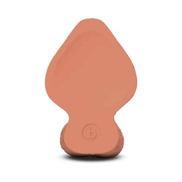 b-Vibe Slipskin Realistic Silicone Dildo 7 in. Girthy Mocha - Image 5