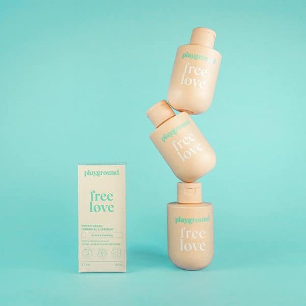 Playground Free Love Extra-Gentle Water-Based Personal Lubricant 3.7 oz. - Image 2