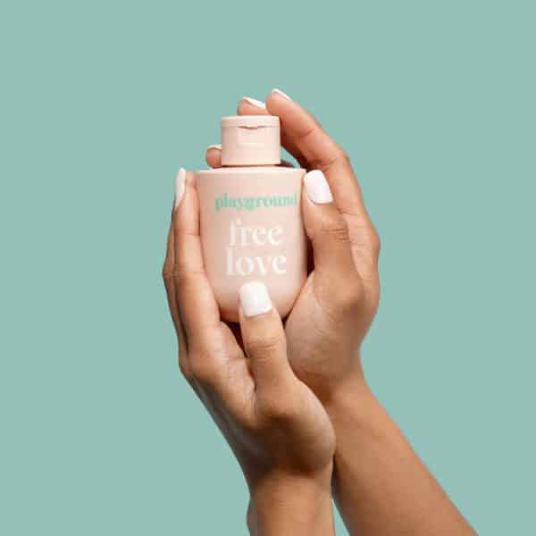 Playground Free Love Extra-Gentle Water-Based Personal Lubricant 3.7 oz. - Image 4