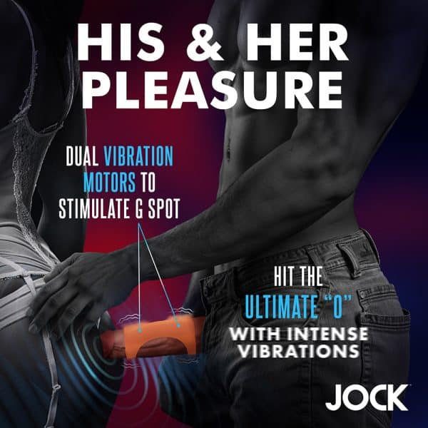 JOCK Vibrating Silicone Penis Sleeve Medium - Image 6