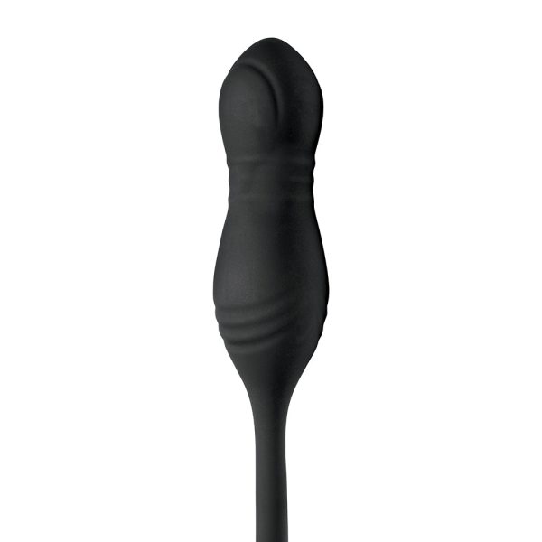 JOCK Silicone Vibrating Plug with Cock & Ball Ring and Remote - Image 5