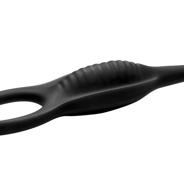 JOCK Silicone Vibrating Plug with Cock & Ball Ring and Remote - Image 6