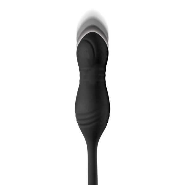 JOCK Silicone Vibrating Plug with Cock & Ball Ring and Remote - Image 8