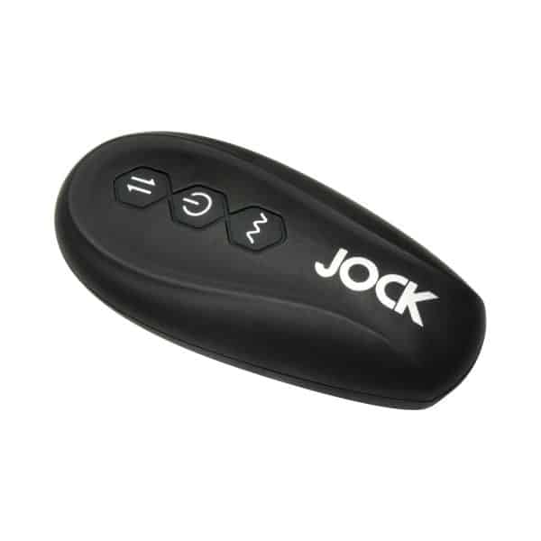 JOCK Silicone Vibrating Plug with Cock & Ball Ring and Remote - Image 9