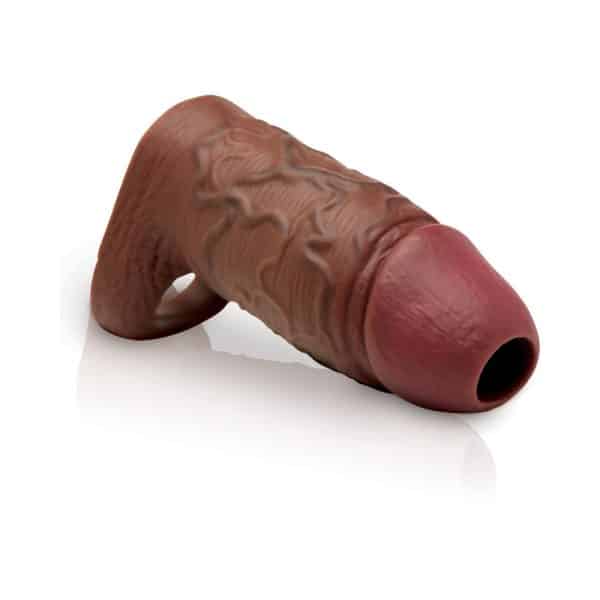 JOCK Silicone Penis Extension Sleeve Dark - Image 2
