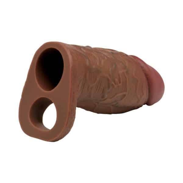 JOCK Silicone Penis Extension Sleeve Dark - Image 3