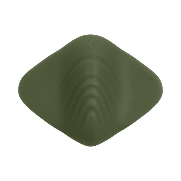 Gender X Pleasure Pad Rechargeable Grinding Pad & Stroker Silicone Green - Image 2