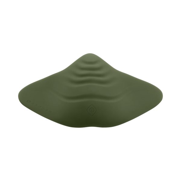 Gender X Pleasure Pad Rechargeable Grinding Pad & Stroker Silicone Green - Image 4