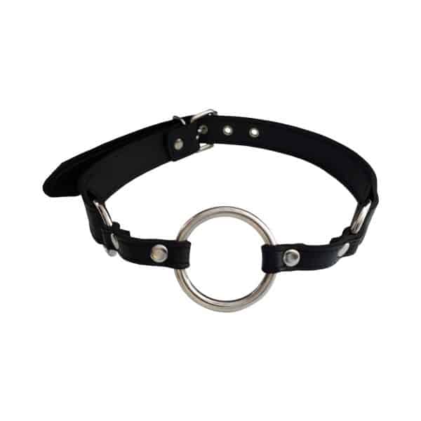 Rouge Fetish Play Vegan O-Ring Gag Black - Image 2