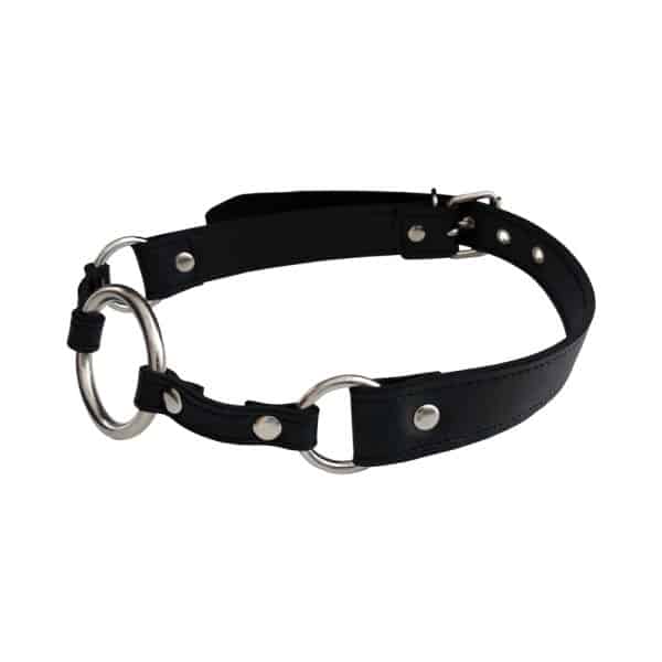 Rouge Fetish Play Vegan O-Ring Gag Black - Image 3