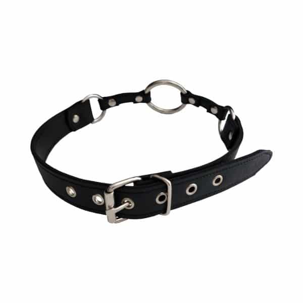 Rouge Fetish Play Vegan O-Ring Gag Black - Image 4