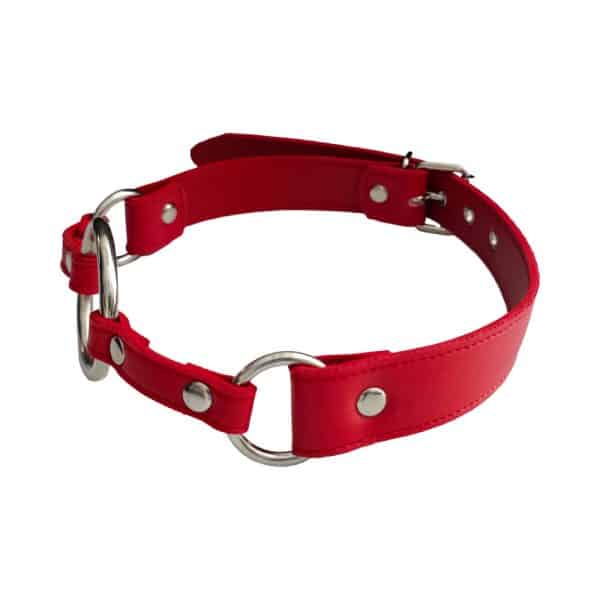 Rouge Fetish Play Vegan O-Ring Gag Red - Image 3