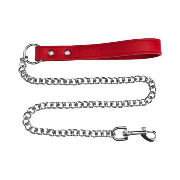 RougeFetish Play Vegan Leash Red - Image 2