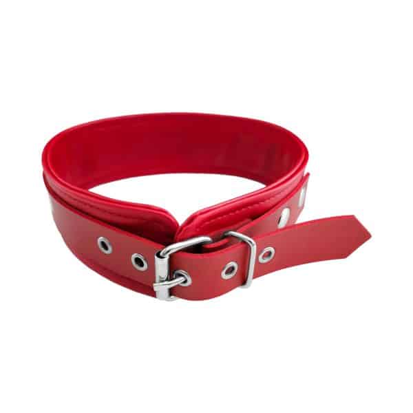 Rouge Fetish Play Vegan Collar Red - Image 3