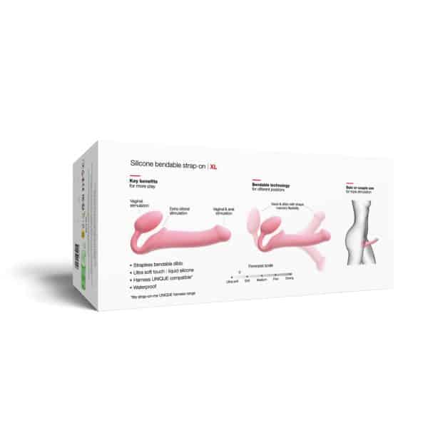 Strap-On-Me Silicone Bendable Strapless Strap-On Pink XLarge - Image 8
