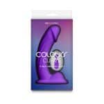 Colours Curve Vibrating 6 in. Dildo Purple
