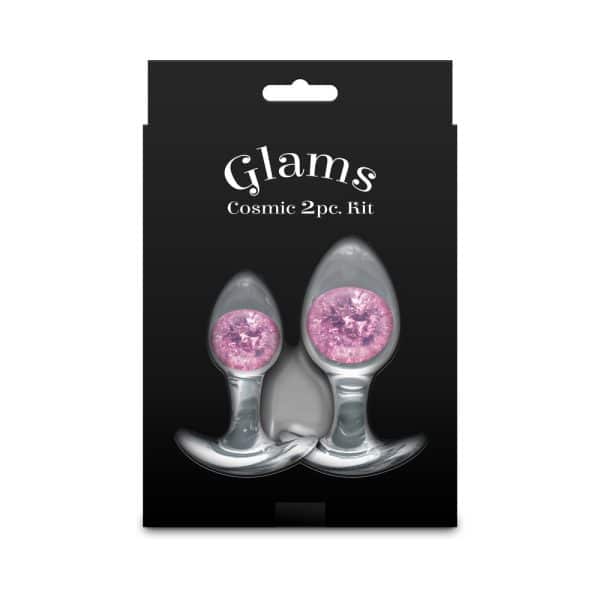 Cosmic Glams 2-Piece Plug Kit Pink - Image 4
