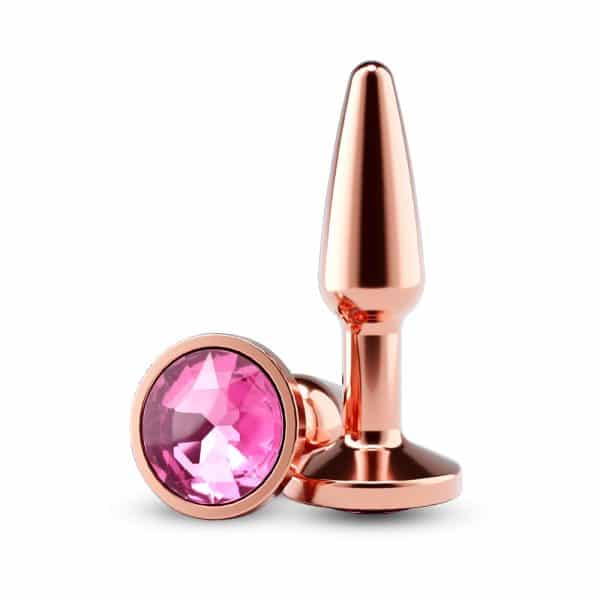 Rear Assets Tapered Plug Rose Gold/Pink Small - Image 2