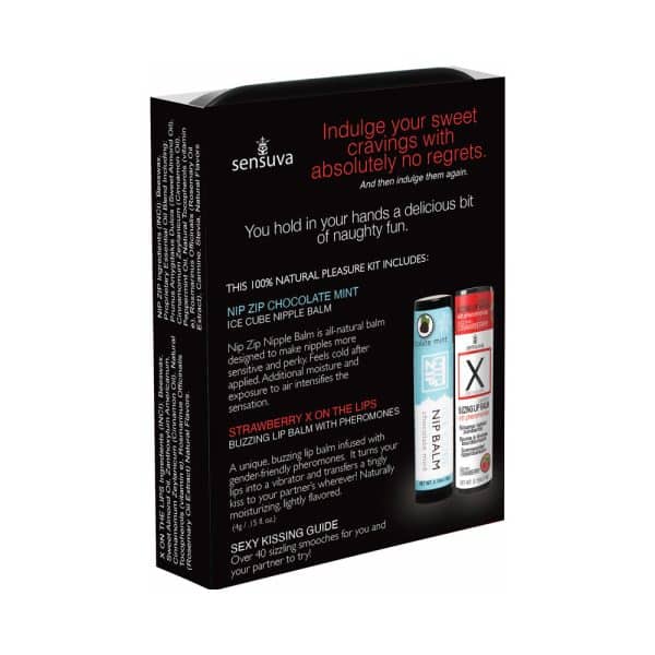 Sensuva Lips & Nips Pleasure Kit Chocolate Strawberry - Image 2