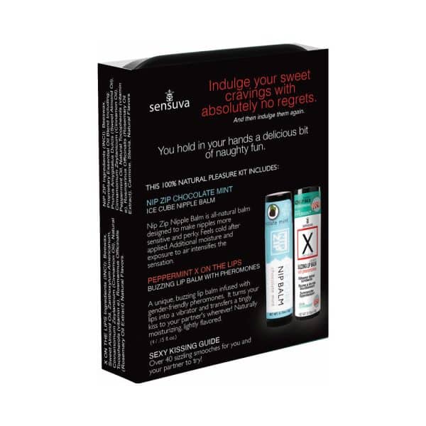 Sensuva Lips & Nips Pleasure Kit Chocolate Peppermint - Image 2