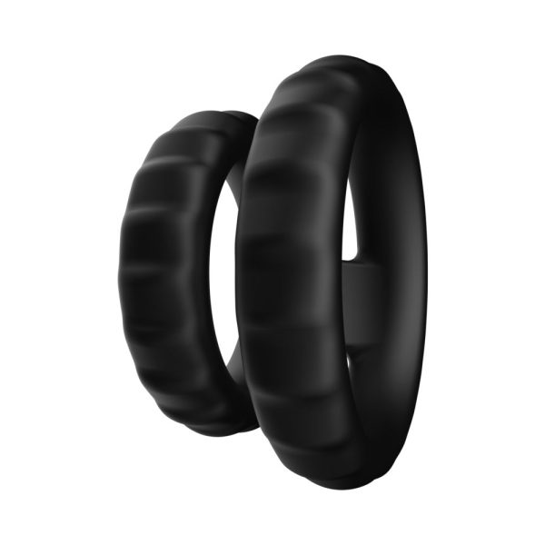 Forto F-43: Tiered Cock & Ball Ring Black - Image 3