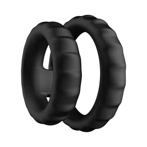 Forto F-43: Tiered Cock & Ball Ring Black - Image 6
