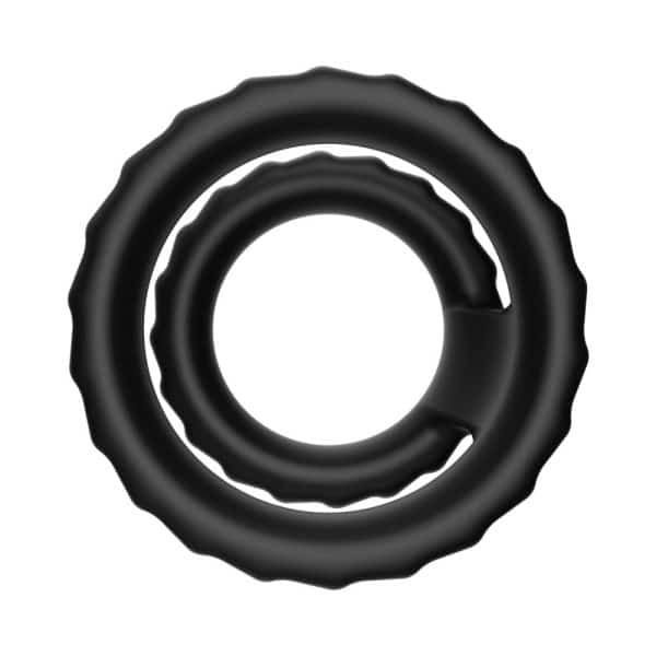 Forto F-43: Tiered Cock & Ball Ring Black - Image 7