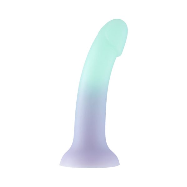 Adam & Eve Ombre Curve Liquid Silicone Dildo - Image 4