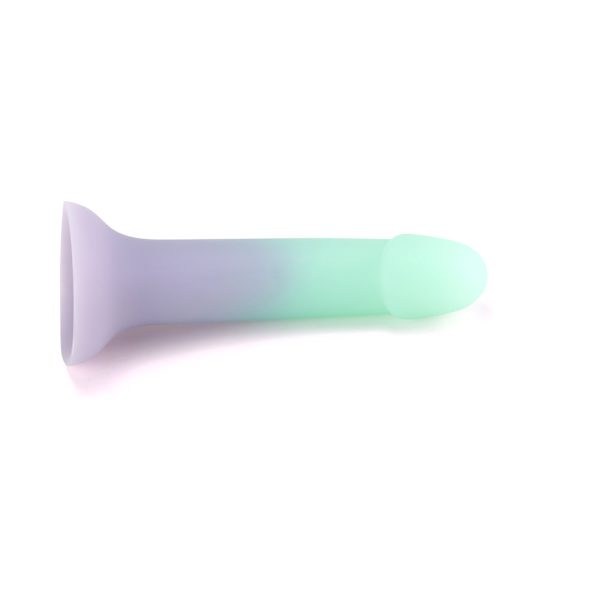 Adam & Eve Ombre Curve Liquid Silicone Dildo - Image 5