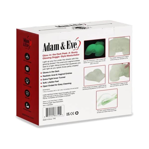 Adam & Eve Glow-in-the-Dark Peek-A-Booty - Image 9