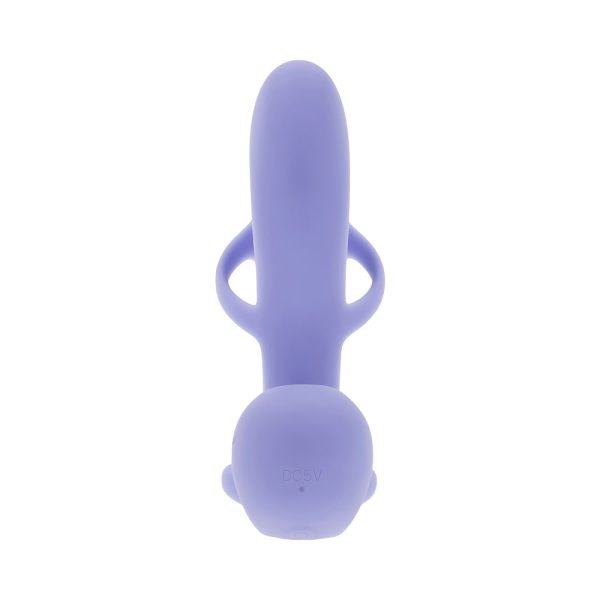 Playboy Fantasy Cage Rechargeable Vibrating Cock Cage Silicone Purple - Image 7